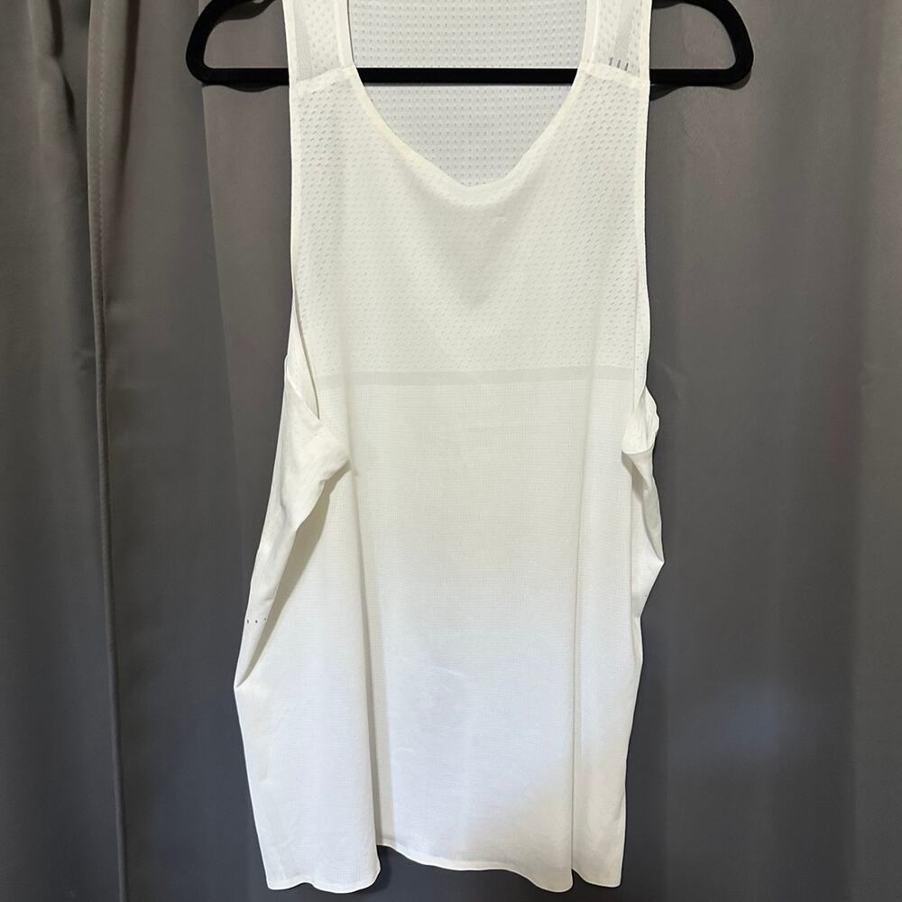 White Mens Lululemon Tank  (L)